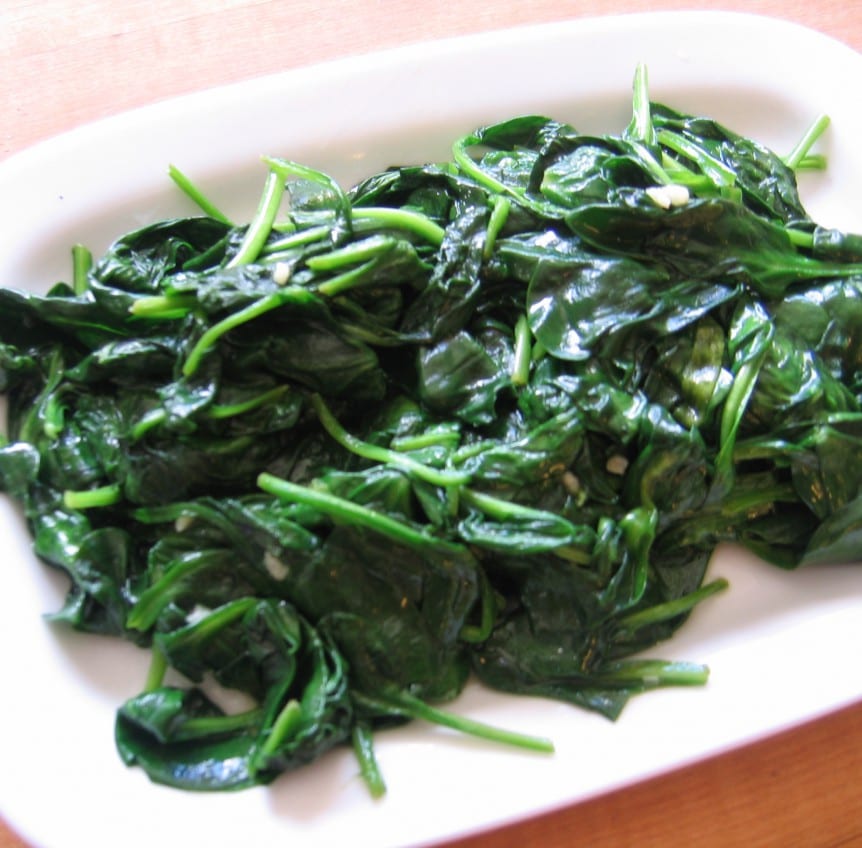 Green leafy vegetables to use in other recipes